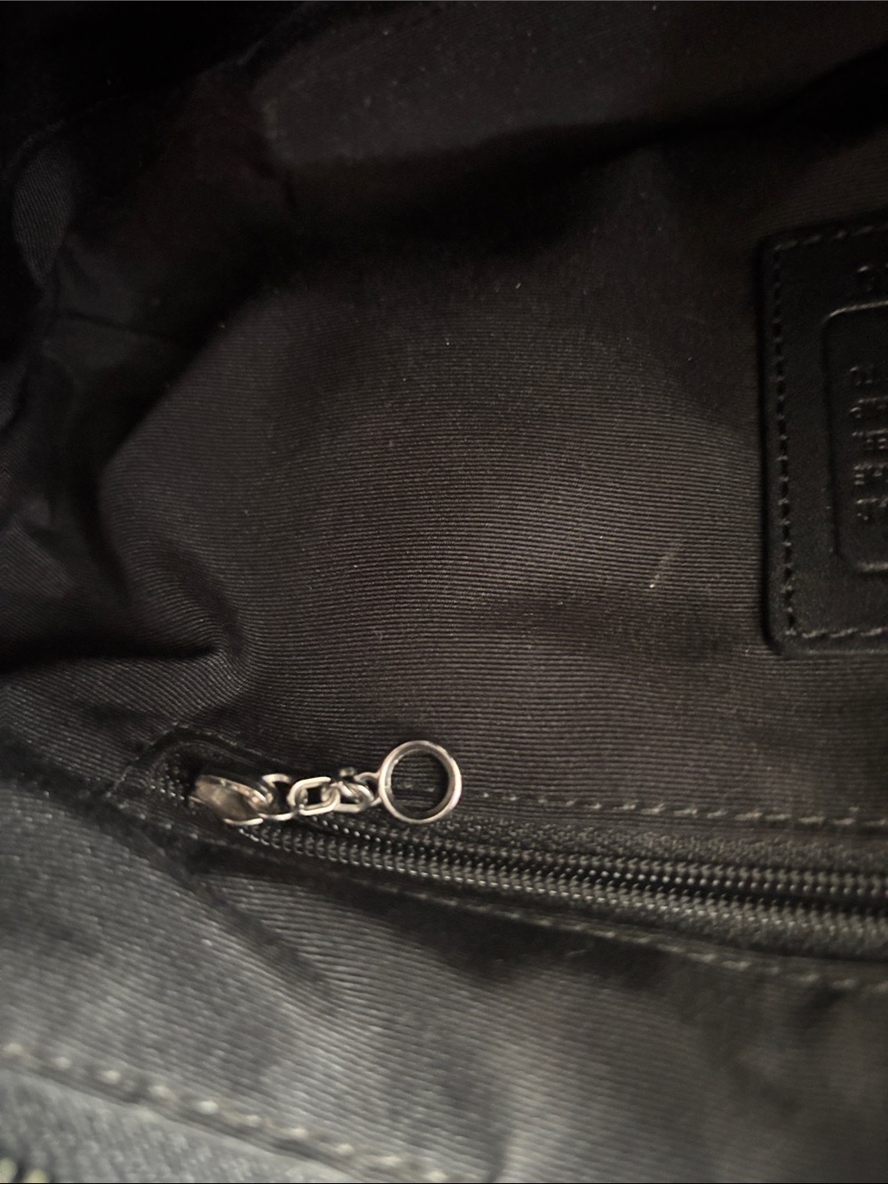 Coach Black and Gray Signature Shoulder Bag - Picture 8 of 10